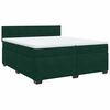 vidaXL &Kappa;&rho;&epsilon;&beta;ά&tau;&iota; Boxspring &mu;&epsilon; &Sigma;&tau;&rho;ώ&mu;&alpha; &Sigma;&kappa;&omicron;ύ&rho;&omicron; &Pi;&rho;ά&sigma;&iota;&nu;&omicron; 200x200&epsilon;&kappa;. &Beta;&epsilon;&lambda;&omicron;ύ&delta;&iota;&nu;&omicron;