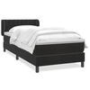 vidaXL Box Spring &Kappa;&rho;&epsilon;&beta;ά&tau;&iota; &mu;&epsilon; &sigma;&tau;&rho;ώ&mu;&alpha; &Mu;&alpha;ύ&rho;&omicron; 100x220 &epsilon;&kappa;. &Beta;&epsilon;&lambda;&omicron;ύ&delta;&iota;&nu;&omicron;