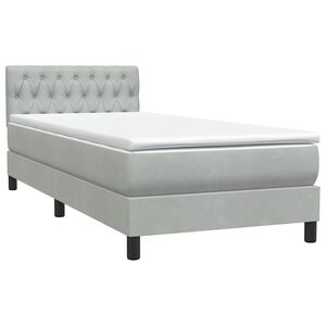 vidaXL Box Spring &kappa;&rho;&epsilon;&beta;ά&tau;&iota; &mu;&epsilon; &sigma;&tau;&rho;ώ&mu;&alpha; &alpha;&nu;&omicron;&iota;&chi;&tau;ό &gamma;&kappa;&rho;&iota; 90x220 &epsilon;&kappa;. &Beta;&epsilon;&lambda;&omicron;ύ&delta;&iota;&nu;&omicron;