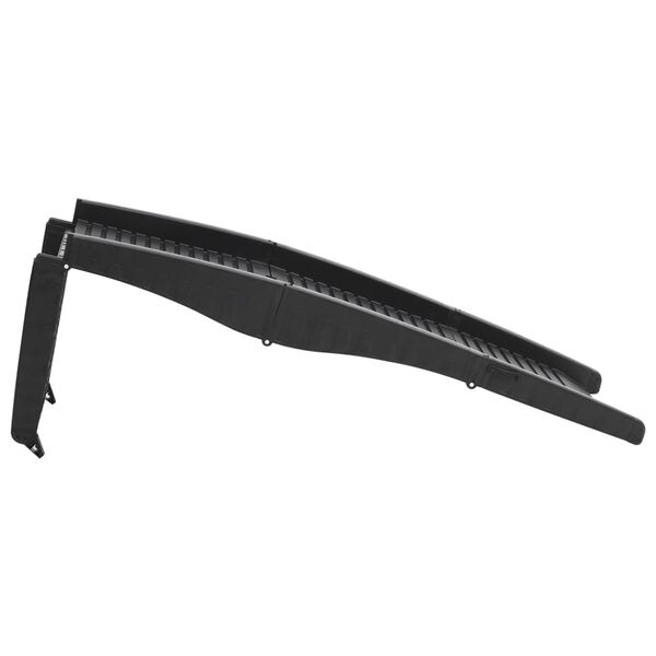 vidaXL Ράμπα Σκύλου Πτυσσόμενη Μαύρη 153 x 40 x 12,5 εκ. από Πλαστικό