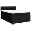 vidaXL &Kappa;&rho;&epsilon;&beta;ά&tau;&iota; Boxspring &mu;&epsilon; &Sigma;&tau;&rho;ώ&mu;&alpha; &Mu;&alpha;ύ&rho;&omicron; 160x200 &epsilon;&kappa;. &Upsilon;&phi;&alpha;&sigma;&mu;ά&tau;&iota;&nu;&omicron;