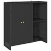 vidaXL &Nu;&tau;&omicron;&upsilon;&lambda;ά&pi;&iota; &alpha;&pi;&omicron;&theta;ή&kappa;&epsilon;&upsilon;&sigma;&eta;&sigmaf; &mu;&epsilon; &rho;ά&phi;&iota; &Mu;&alpha;ύ&rho;&omicron; 100 x 36 x 102 &epsilon;&kappa; &Rho;&alpha;&tau;ά&nu;