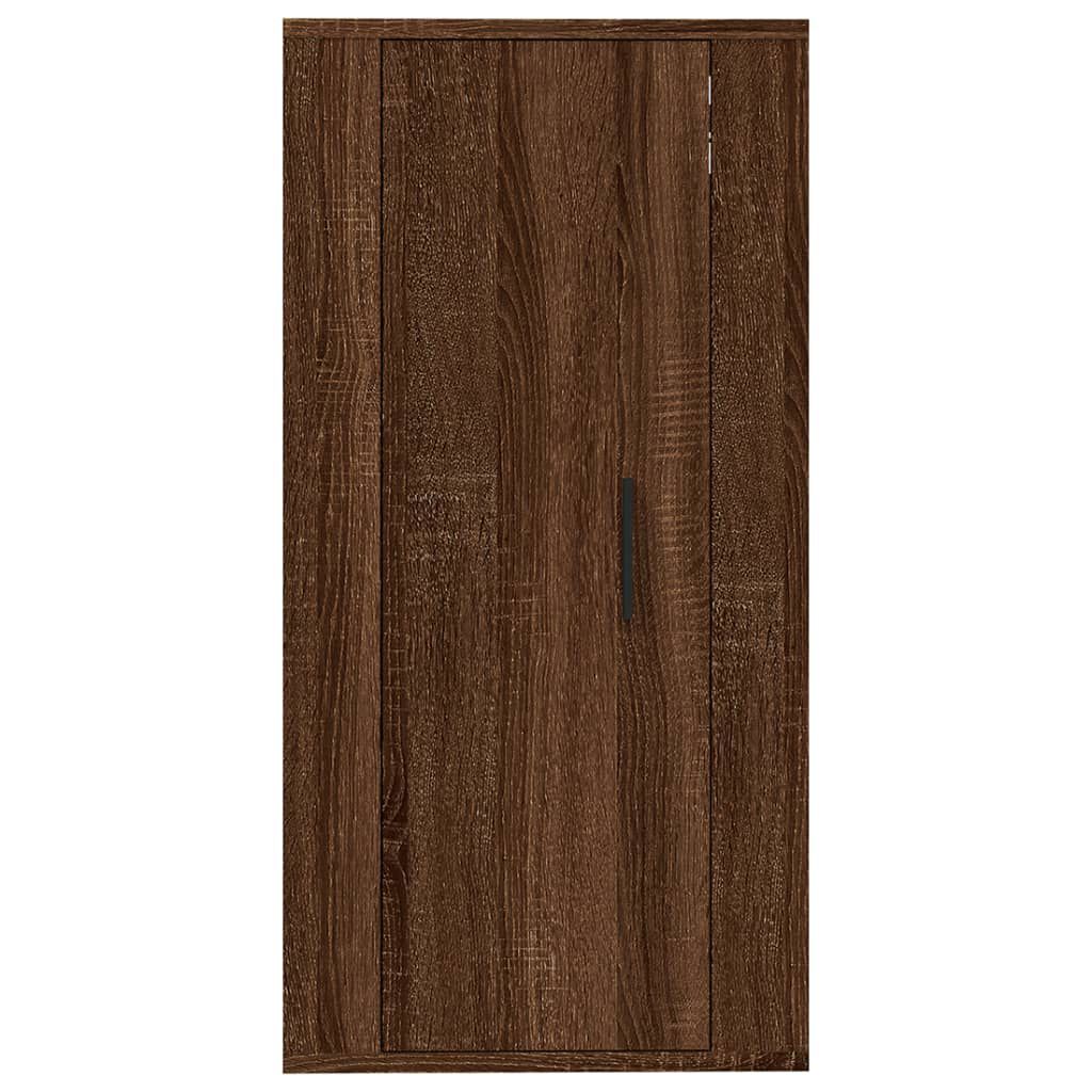 vidaXL Έπιπλο Τηλεόρασης Επιτοίχιο Καφέ Δρυς 40x34,5x80 εκ.