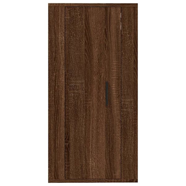 vidaXL Έπιπλο Τηλεόρασης Επιτοίχιο Καφέ Δρυς 40x34,5x80 εκ.