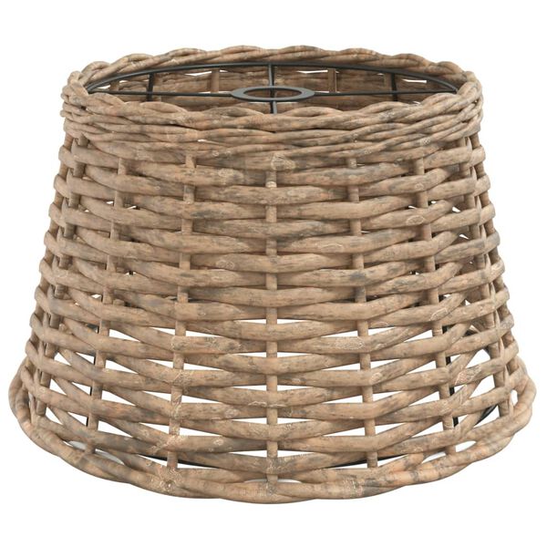 vidaXL Καπέλο Φωτιστικού Οροφής Καφέ Ø38x23 εκ. από Wicker