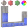 vidaXL Έ&pi;&iota;&pi;&lambda;&alpha; &Tau;&omicron;ί&chi;&omicron;&upsilon; &Tau;&eta;&lambda;&epsilon;ό&rho;&alpha;&sigma;&eta;&sigmaf; 4 &tau;&epsilon;&mu;. LED &Gamma;&kappa;&rho;&iota; Sonoma &alpha;&pi;ό &Epsilon;&pi;&epsilon;&xi;. &Xi;ύ&lambda;&omicron;