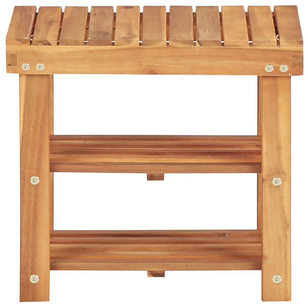 vidaXL Παπουτσοθήκη 50 x 32 x 45 εκ. από Μασίφ Ξύλο Ακακίας