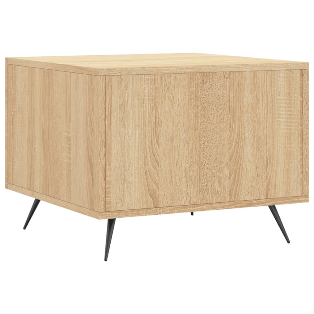 vidaXL Τραπεζάκι Σαλονιού Sonoma Δρυς 50x50x40 εκ. Επεξεργασμένο Ξύλο