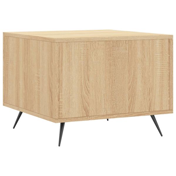 vidaXL Τραπεζάκι Σαλονιού Sonoma Δρυς 50x50x40 εκ. Επεξεργασμένο Ξύλο
