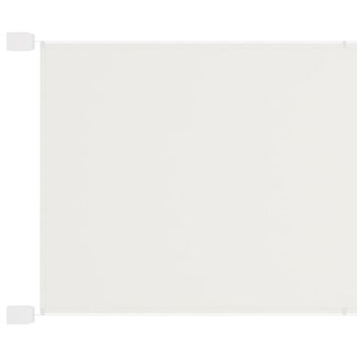 vidaXL Τέντα Κάθετη Λευκή 140 x 270 εκ. από Ύφασμα Oxford