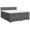 vidaXL &Kappa;&rho;&epsilon;&beta;ά&tau;&iota; Boxspring &mu;&epsilon; &Sigma;&tau;&rho;ώ&mu;&alpha; &Sigma;&kappa;&omicron;ύ&rho;&omicron; &Gamma;&kappa;&rho;&iota; 200x200 &epsilon;&kappa;. &Upsilon;&phi;&alpha;&sigma;&mu;ά&tau;&iota;&nu;&omicron;