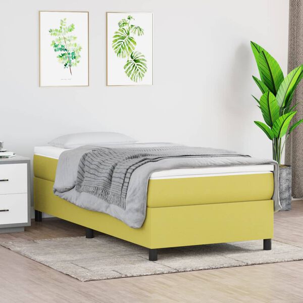 vidaXL &Kappa;&rho;&epsilon;&beta;ά&tau;&iota; Boxspring &mu;&epsilon; &Sigma;&tau;&rho;ώ&mu;&alpha; &Pi;&rho;ά&sigma;&iota;&nu;&omicron; 90x200 &epsilon;&kappa;. &Upsilon;&phi;&alpha;&sigma;&mu;ά&tau;&iota;&nu;&omicron;