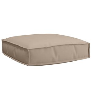 vidaXL Μαξιλάρι παλέτας για κάθισμα Taupe 60 x 60 x 12 cm