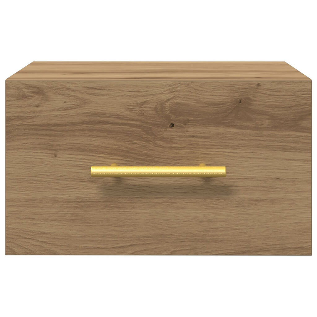 vidaXL Κομοδίνα 2 τεμ Τοίχου Μοντέρνος Δρυς 35x35x20 εκ