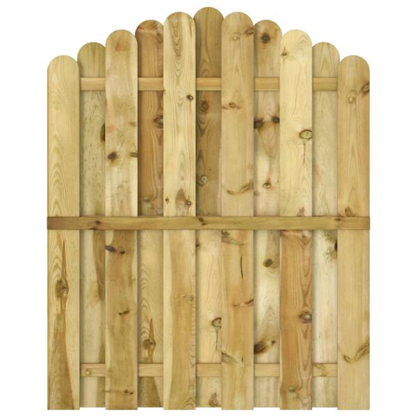 vidaXL Πόρτα Φράχτη 100 x 125 εκ. Εμποτισμένο Ξύλο Πεύκου