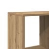 vidaXL Βιβλιοθήκη Αρτισιανή Δρυς 137,5x29x137,5 εκ. Επεξεργασμένο Ξύλο