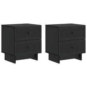 vidaXL &Kappa;&omicron;&mu;&omicron;&delta;ί&nu;&omicron; 2 pcs &Mu;&alpha;ύ&rho;&omicron; 43 x 34,5 x 47,5 &epsilon;&kappa; &Epsilon;&pi;&epsilon;&xi;&epsilon;&rho;&gamma;&alpha;&sigma;&mu;έ&nu;&omicron; &Xi;ύ&lambda;&omicron;