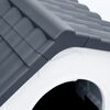 vidaXL Σπιτάκι Σκύλου Γκρι 57x68x66 εκ. από Πολυπροπυλένιο