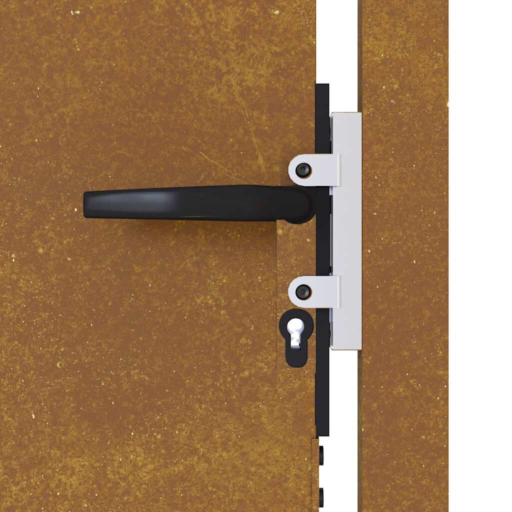 vidaXL Πύλη Κήπου 105 x 180 εκ. από Ατσάλι Corten