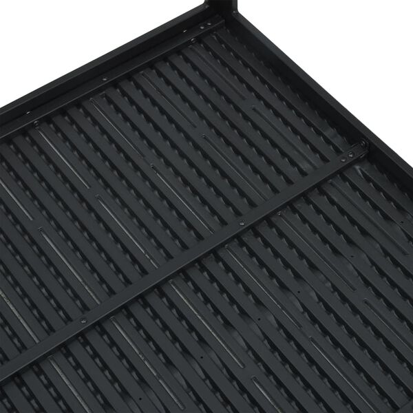 vidaXL Τραπεζάκι Σαλονιού Μαύρο με Όψη Ξύλου 78 x 78 x 74 από HDPE