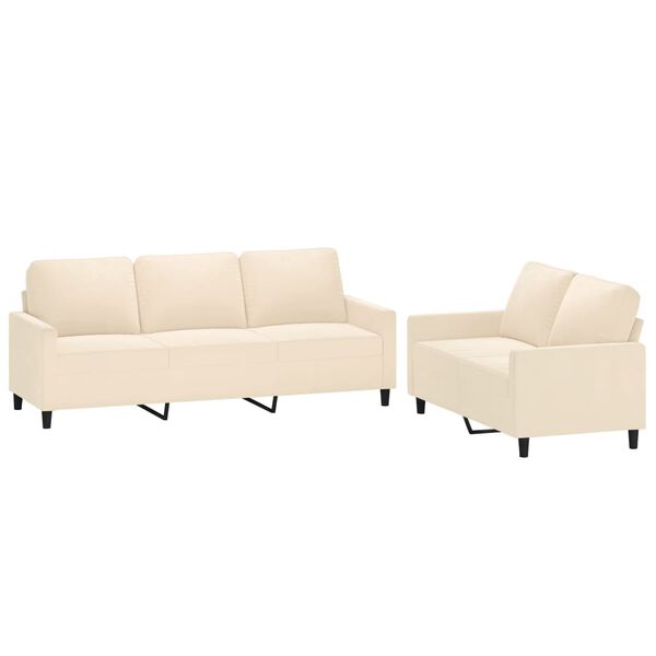 vidaXL &Pi;&omicron;&lambda;&upsilon;&theta;&rho;ό&nu;&epsilon;&sigmaf; &Sigma;&epsilon;&tau; 2 &Tau;&epsilon;&mu;&alpha;&chi;ί&omega;&nu; &Kappa;&rho;&epsilon;&mu; &alpha;&pi;ό &Beta;&epsilon;&lambda;&omicron;ύ&delta;&omicron; &mu;&epsilon; &Mu;&alpha;&xi;&iota;&lambda;ά&rho;&iota;&alpha;