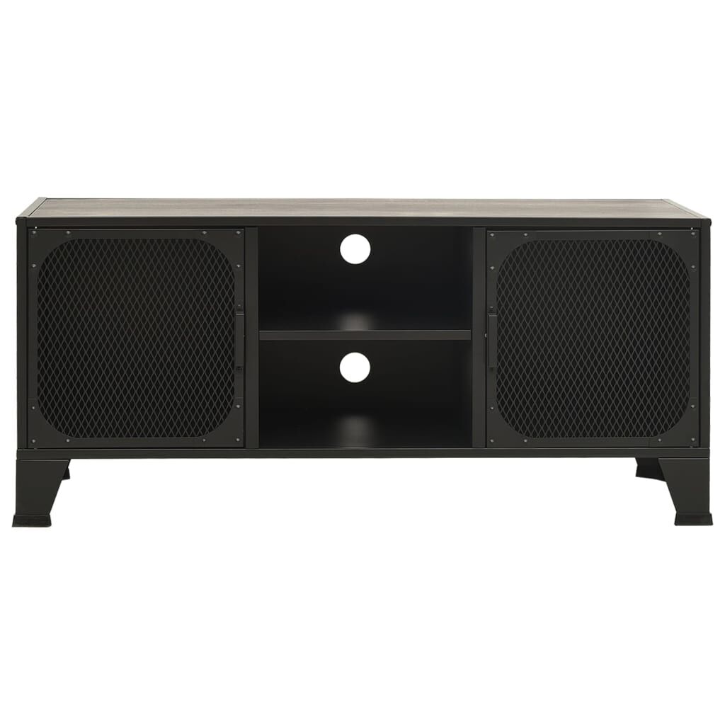vidaXL Έπιπλο Τηλεόρασης Γκρι 105 x 36 x 47 εκ. Μέταλλο / MDF