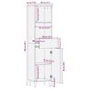vidaXL Πλαϊνό γραφείο καφέ μελί 38 x 33.5 x 160 εκ Μασίφ ξύλο μάνγκο