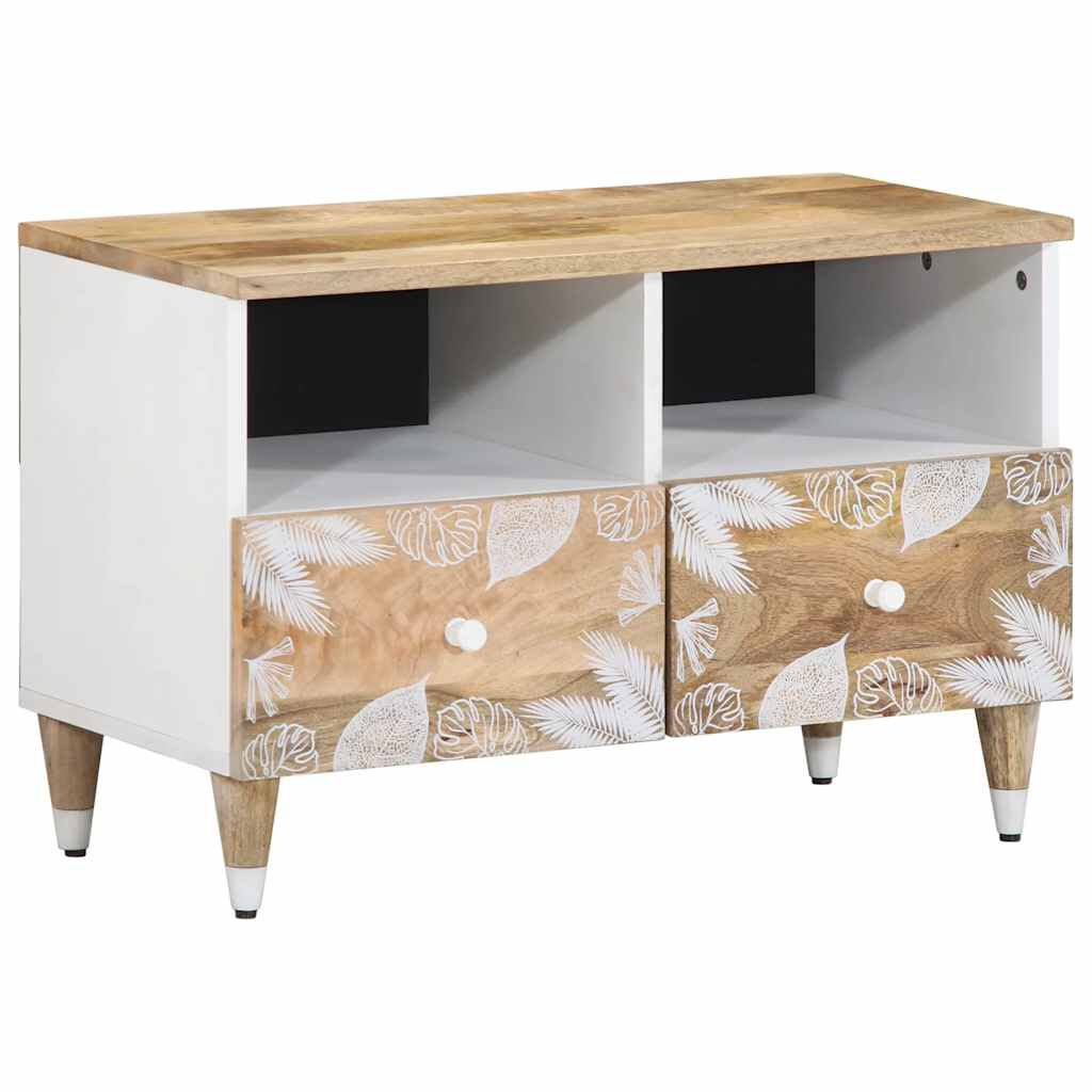 ντουλάπι τηλεόρασης vidaXL 70x33,5x46 cm μασίφ ξύλο Mango