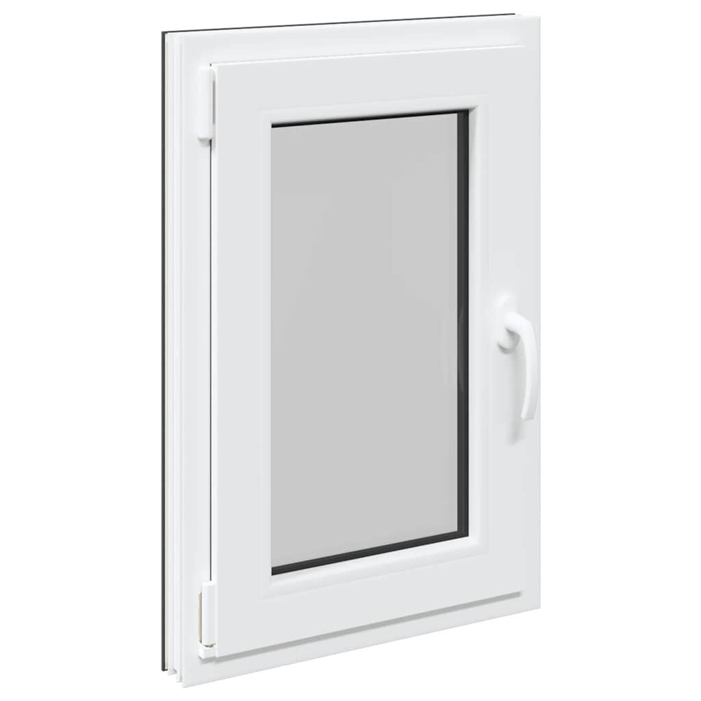 vidaXL Παράθυρο Υπογείου "RISOR" 50x75 εκ. Ανακλινόμενο & Περιστρεφόμενο DIN Αριστερό Ανθρακί