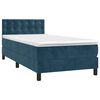 vidaXL &Kappa;&rho;&epsilon;&beta;ά&tau;&iota; Boxspring &mu;&epsilon; &Sigma;&tau;&rho;ώ&mu;&alpha; &Sigma;&kappa;&omicron;ύ&rho;&omicron; &Mu;&pi;&lambda;&epsilon; 90x200 &epsilon;&kappa;. &Beta;&epsilon;&lambda;&omicron;ύ&delta;&iota;&nu;&omicron;