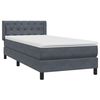 vidaXL Box Spring &Kappa;&rho;&epsilon;&beta;ά&tau;&iota; &mu;&epsilon; &sigma;&tau;&rho;ώ&mu;&alpha; &Sigma;&kappa;&omicron;ύ&rho;&omicron; &gamma;&kappa;&rho;&iota; 80x210 &epsilon;&kappa;. &Beta;&epsilon;&lambda;&omicron;ύ&delta;&iota;&nu;&omicron;