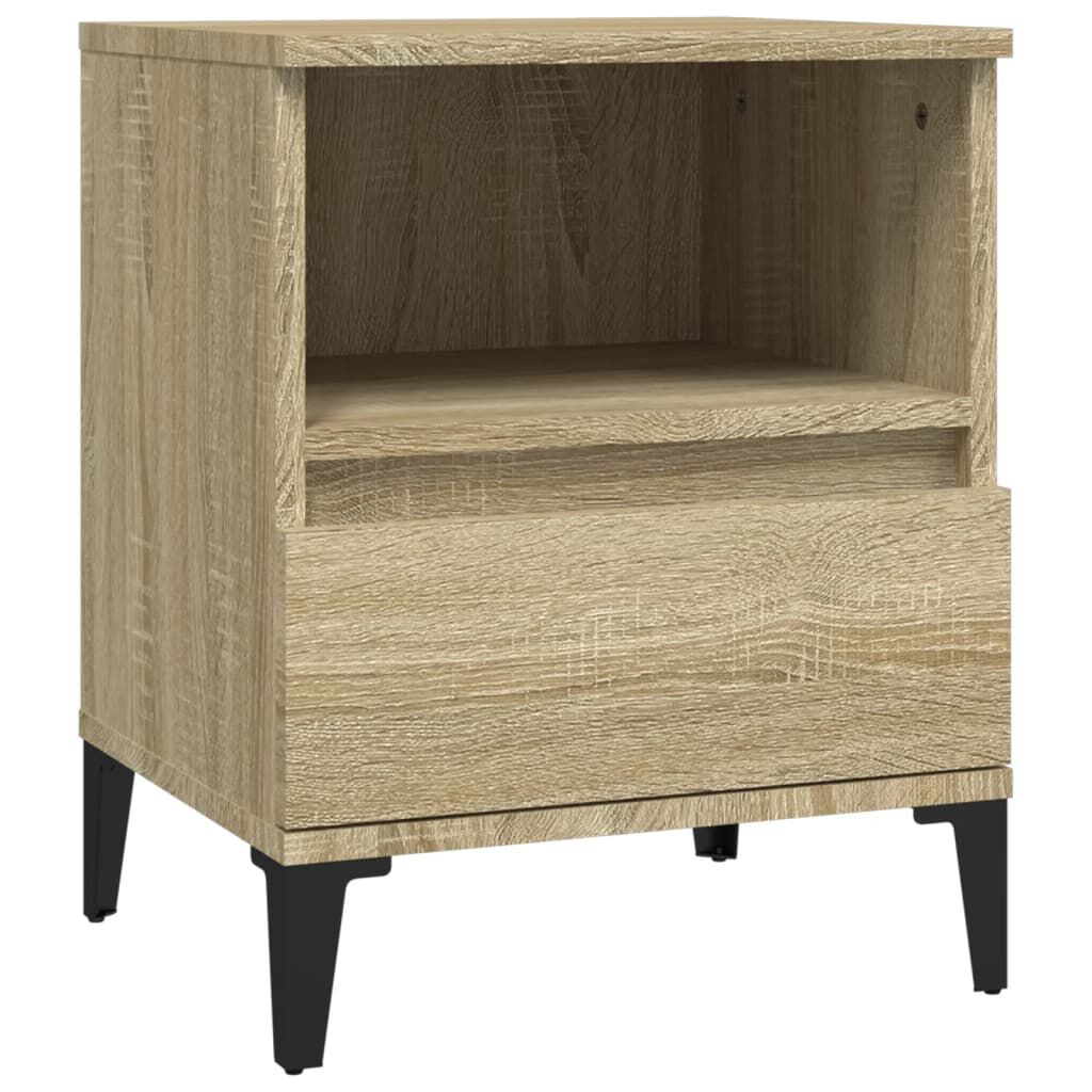 vidaXL Κομοδίνο Sonoma Δρυς 40x35x50 εκ.
