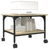 vidaXL Βάση Εκτυπωτή 2 Επιπέδων Sonoma Δρυς 50x40x38 εκ Επεξ. Ξύλο