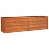 vidaXL Ζαρντινιέρα Σκουριασμένο 160x40x45 εκ. Ατσάλι Σκληρυθέν Αέρα