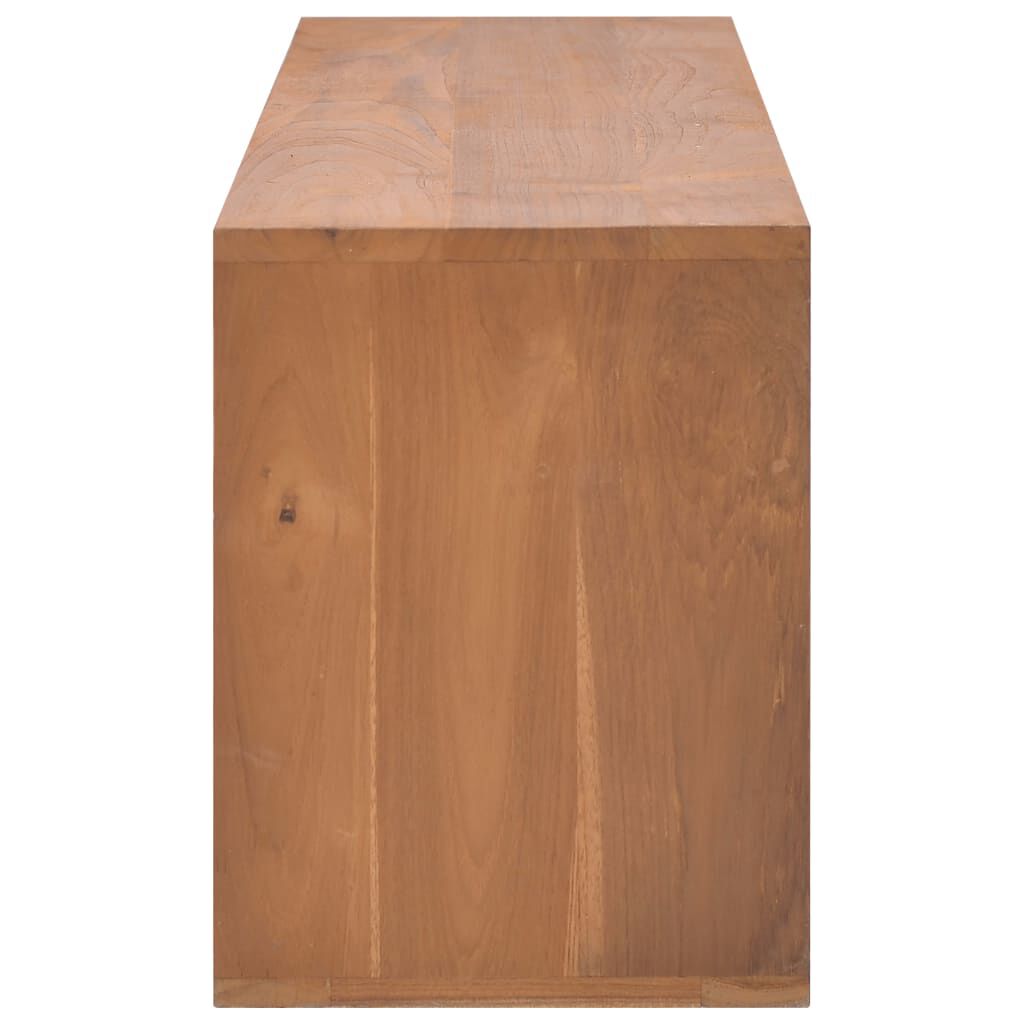 vidaXL Έπιπλο Τηλεόρασης 110 x 30 x 40 εκ. από Μασίφ Ξύλο Teak