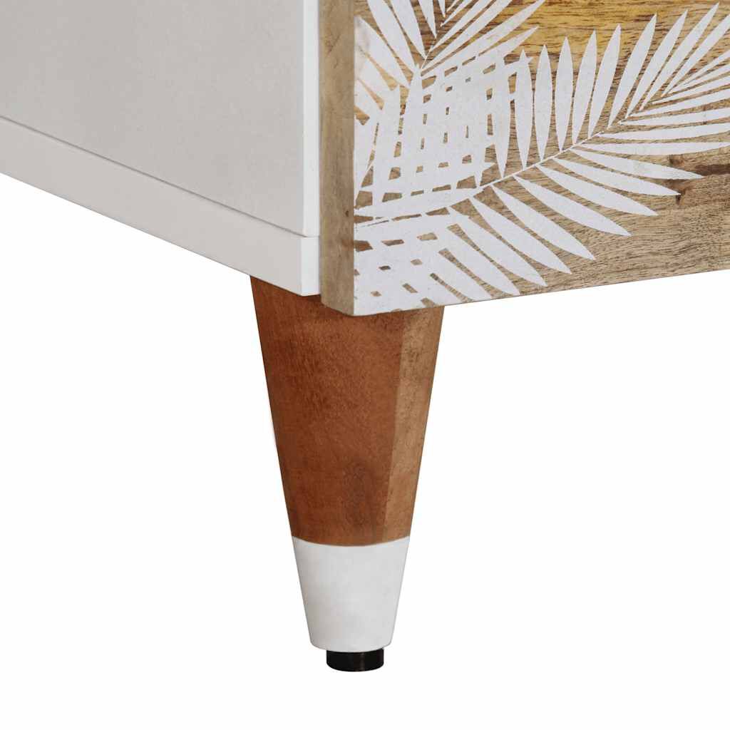 vidaXL Κομοδίνα 2 τεμάχια 40x33,5x46 cm μασίφ ξύλο Mango