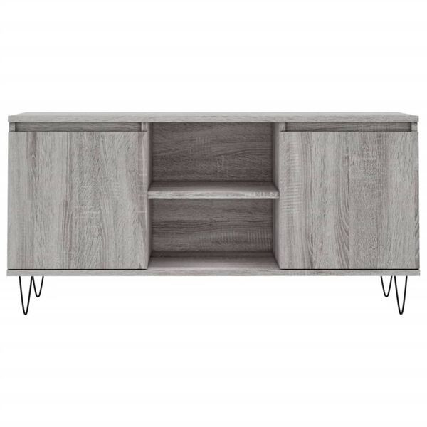vidaXL Έπιπλο Τηλεόρασης Γκρι Sonoma 104 x 35 x 50 εκ. Επεξεργ. Ξύλο