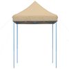 vidaXL Τέντα Εκδηλώσεων Πτυσσόμενη Pop-Up Μπεζ 200x200x306 εκ.