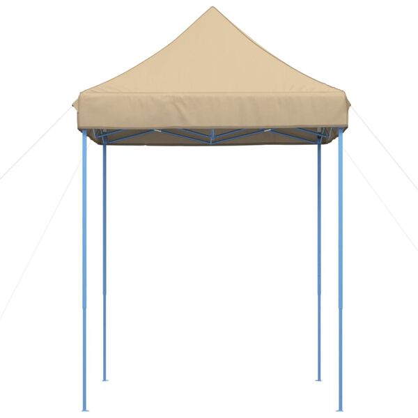 vidaXL Τέντα Εκδηλώσεων Πτυσσόμενη Pop-Up Μπεζ 200x200x306 εκ.