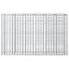 vidaXL &Alpha;&nu;&alpha;&sigma;&eta;&kappa;&omega;&mu;έ&nu;&omicron; &kappa;&rho;&epsilon;&beta;ά&tau;&iota; gabion 3 pcs &Alpha;&sigma;&eta;&mu;ί 250 x 50 x 150 &epsilon;&kappa;