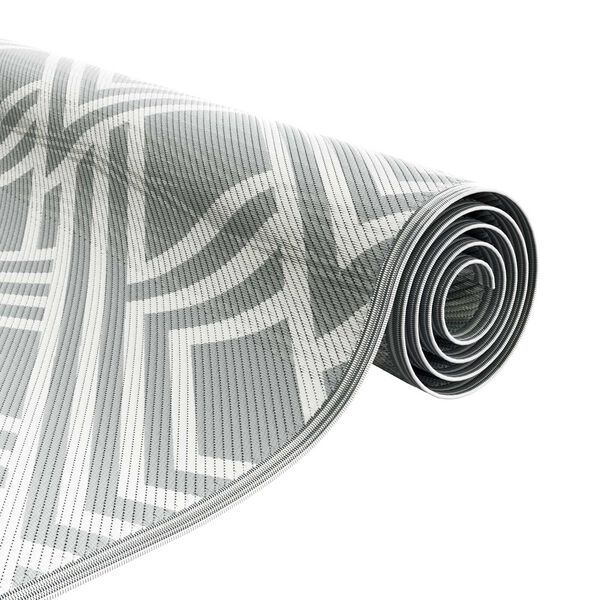 vidaXL Εξωτερικό Χαλί 'ARAKIL' Γκρίζο 300x400 cm PP