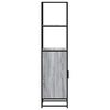 vidaXL Highboard Grey Sonoma Κατασκευασμένο ξύλο και μέταλλο