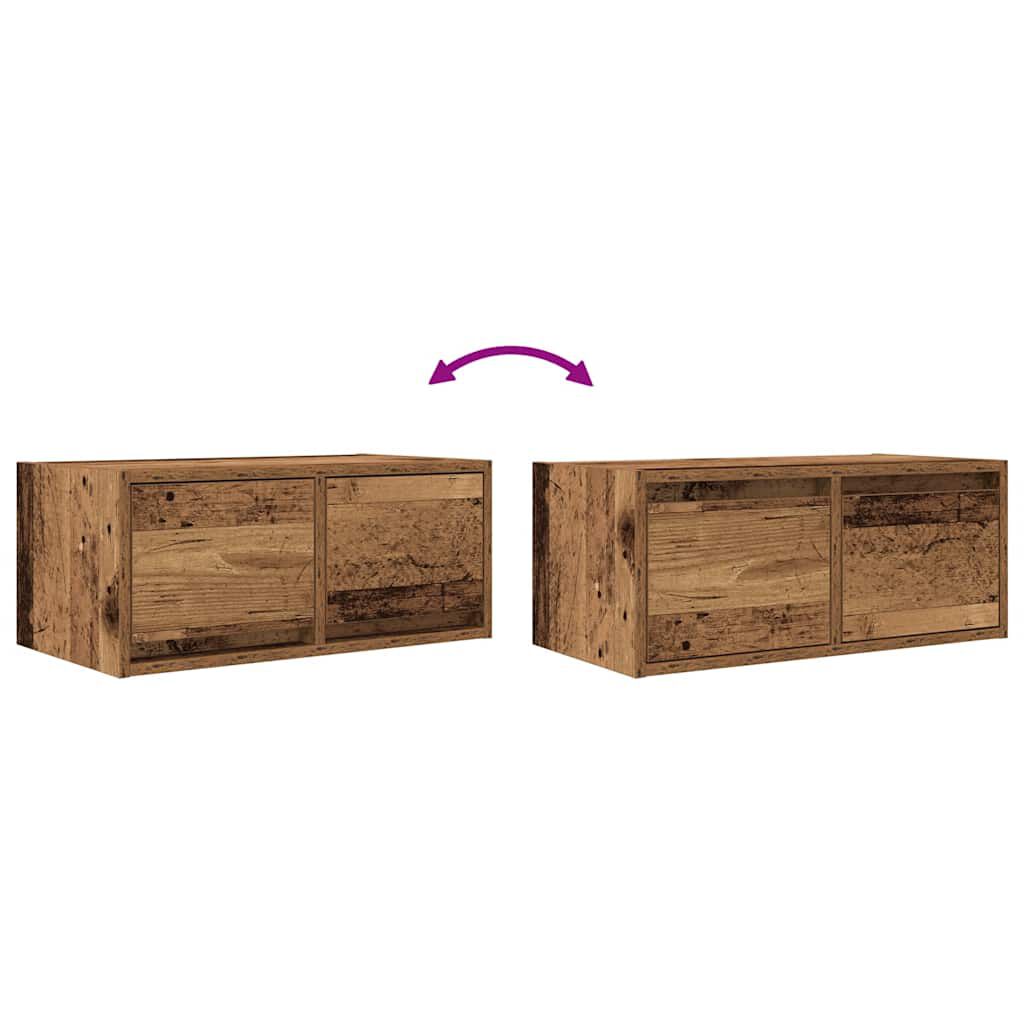 vidaXL Έπιπλα Τηλεόρασης 2 τεμ. 60x31x25,5 εκ. Επεξεργασμένο Ξύλο