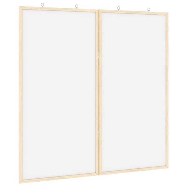 vidaXL Μαγνητικός λευκός πίνακας Λευκό 80 x 1.4 x 80 εκ