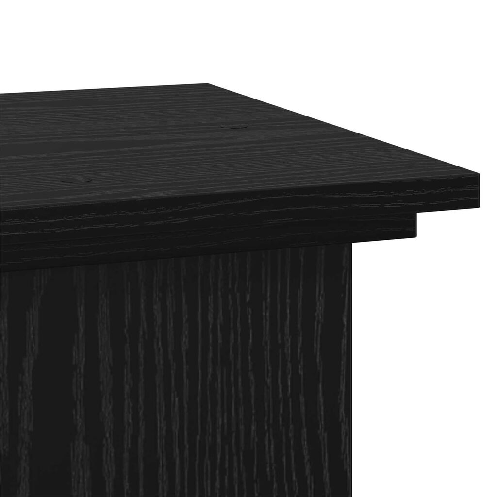 vidaXL Βάση Φυτών Μαύρης Δρυός 33x33x60 εκ. Φτιαγμένο από Ξύλο