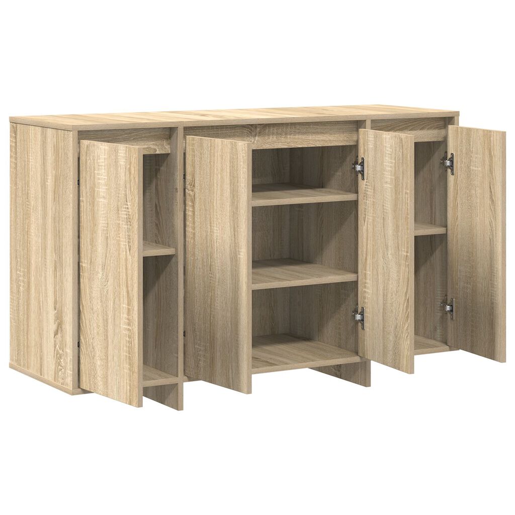 vidaXL Πλευρικό Γραφείο Sonoma Oak Sonoma Oak Επεξεργασμένο ξύλο