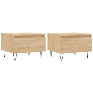 vidaXL &Tau;&rho;&alpha;&pi;&epsilon;&zeta;ά&kappa;&iota;&alpha; &Sigma;&alpha;&lambda;&omicron;&nu;&iota;&omicron;ύ 2 &tau;&epsilon;&mu;. Sonoma &Delta;&rho;&upsilon;&sigmaf; 50x46x35 &epsilon;&kappa;. &Epsilon;&pi;&epsilon;&xi;. &Xi;ύ&lambda;&omicron;