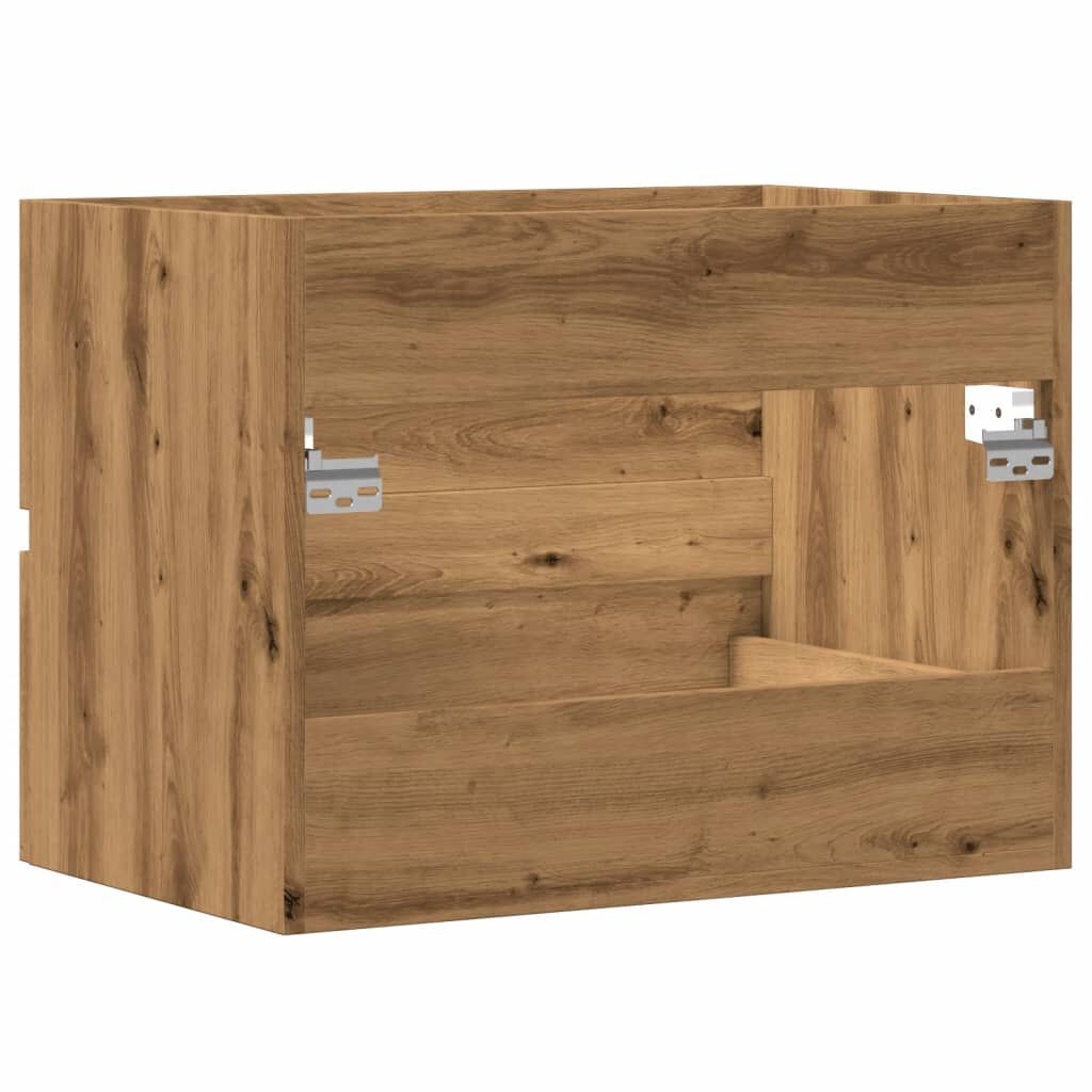 vidaXL Ντουλάπι Μπάνιου Αρτισιανή Δρυς 60x38,5x45 εκ. Επεξ. Ξύλο
