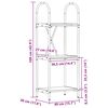 vidaXL Ράφι Βιβλίων Παλαιό ξύλο 40 x 30 x 109 εκ Επεξεργασμένο ξύλο