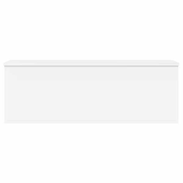 vidaXL Κουτί Αποθήκευσης Λευκό 102x35x35 εκ. από Επεξεργασμένο Ξύλο